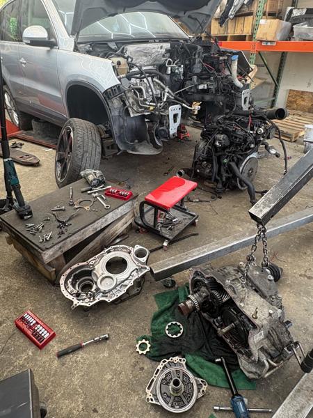 Volkswagen Tiguan transmission oil pump rebuild
