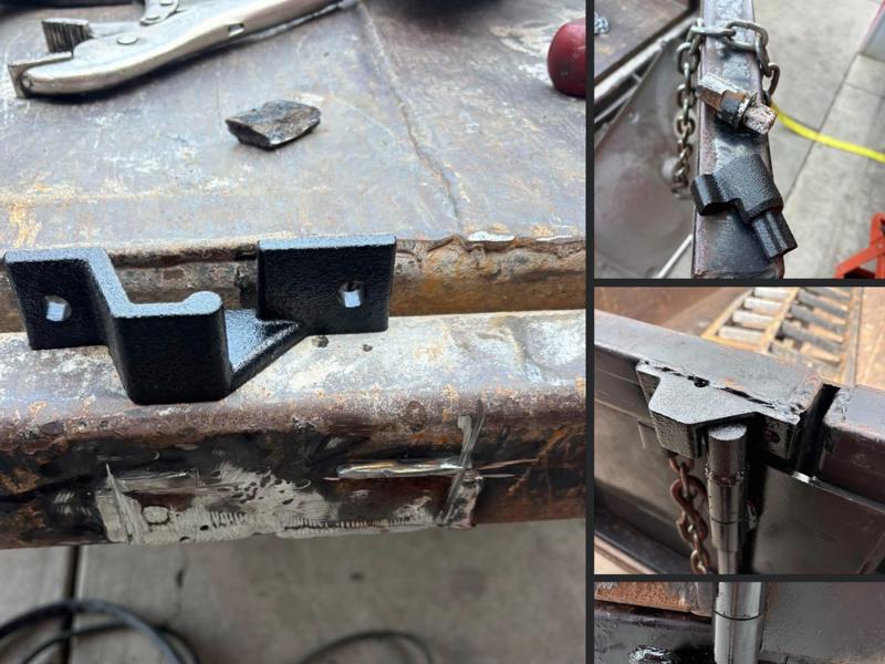 Fixed these locks / laches on this dump trailer